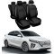 Huse Scaune Hyundai Ioniq  2017-2020 piele+textil premium