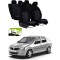Huse Scaune Dedicate Dacia Logan Sedan bancheta fractionata 2004-2012 Premium 100% bumbac si textil