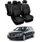 Huse Scaune Audi A3 2008-2012, din piele+textil premium dedicate