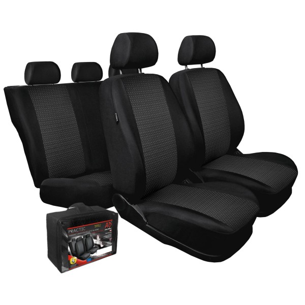 Huse Scaune Dedicate Dacia Logan Sedan 2013-2017 Premium 100% bumbac si textil