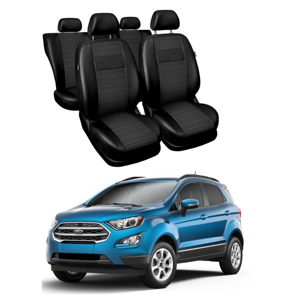 Huse Scaune Ford Ecosport 2018-2019 din piele si material textil