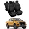 Huse Scaune Ford Ranger 5 locuri cabina dubla 2017-2019 din piele si material textil