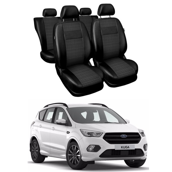 Huse Scaune Ford Kuga 2016-2019 din piele si material textil