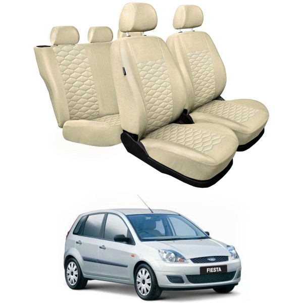 Huse Scaune Bej Ford Fiesta 2002-2008 dedicate