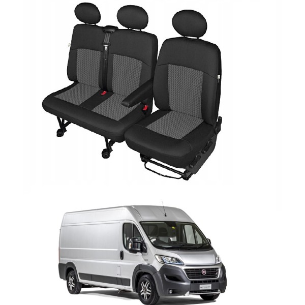 Huse Scaune 2+1 (3 locuri) Fiat Ducato 2015-2019 dedicate