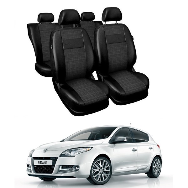 Huse Scaune din piele si material textil Renault  Megane 2008-2014