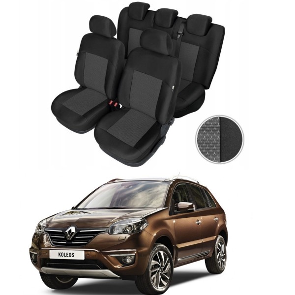 Huse Scaune Dedicate Renault Koleos 2008-2015 Premium Bancheta Fractionata