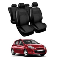Huse Scaune piele si material textil Renault Clio III 2005-2012