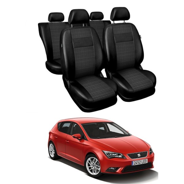 Huse Scaune piele si material textil Seat Leon 2012-2020