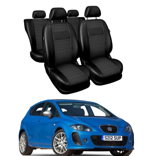 Huse Scaune piele si material textil Seat Leon 2005-2012