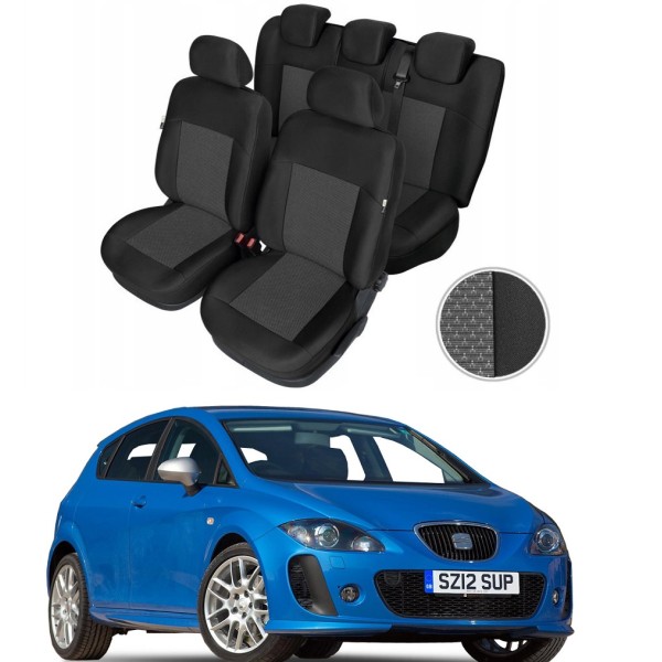 Huse Scaune Dedicate Seat Leon 2005-2012 Premium Bancheta Fractionata