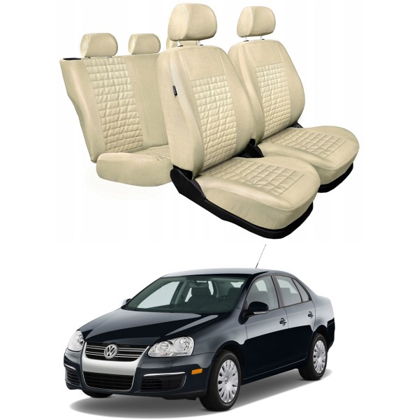 Huse Scaune Bej Vw Jetta 2005-2011 premium