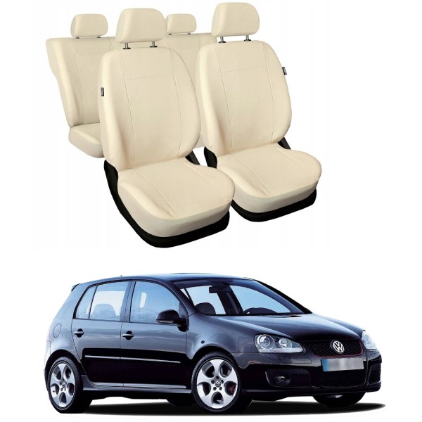 Huse Scaune Bej Vw Golf 5  2004-2010 dedicate