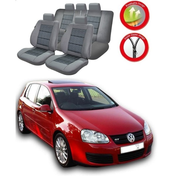Huse Scaune Dedicate Vw Golf 5 2003-2009 Premium 5D Huse Scaune Dedicate Vw Golf 5 2003-2009 Premium 5D