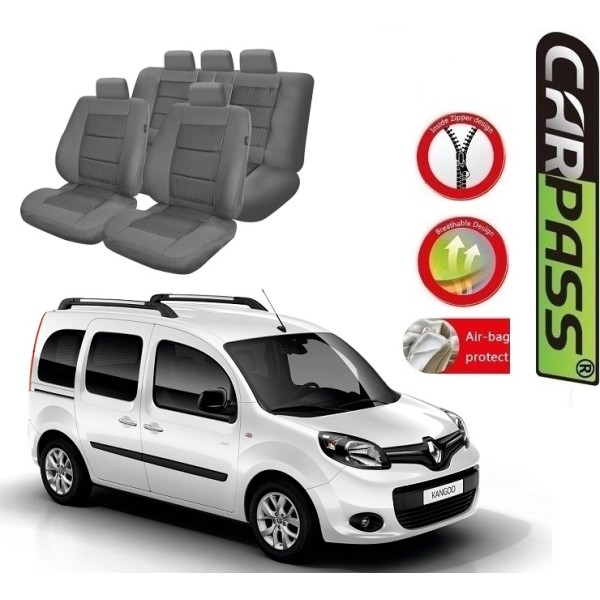 Huse Scaune Dedicate Renault Kangoo 5 locuri 2010-2017 Premium