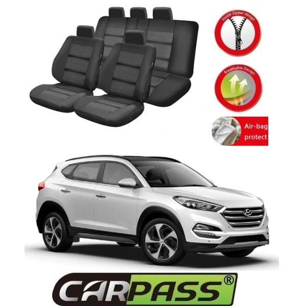 Huse Scaune Dedicate Hyundai Tucson 2015-2017 Premium