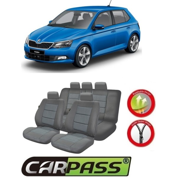 Huse Scaune Dedicate Skoda Fabia 2014-2017 Premium