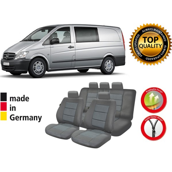 Huse Scaune Dedicate Mercedes-Benz Vito/Viano  5 locuri 2003-2014 Premium