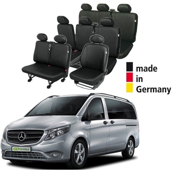 Huse Scaune Dedicate Mercedes Viano/Vito 9 Locuri (8+1)  2004-2013 Premium
