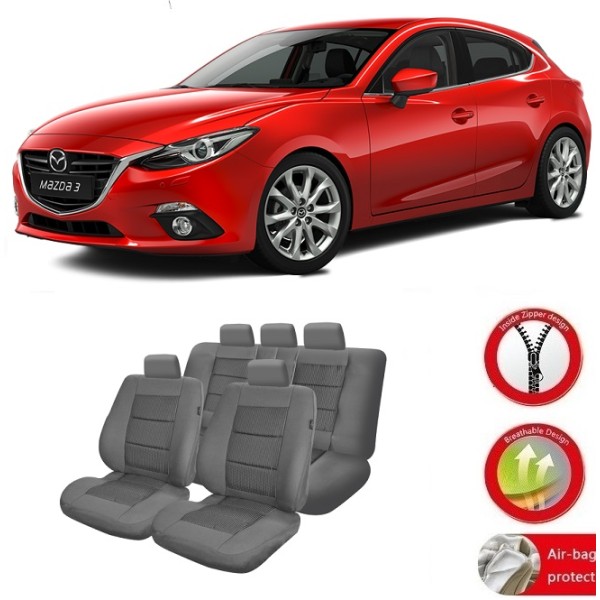 Huse Scaune Dedicate Mazda 3 sedan/hatchback 2013-2017 Premium