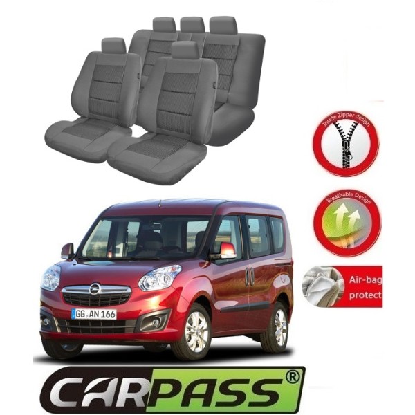 Huse Scaune Dedicate Opel Combo Tour 2012-2017 Premium 5 locuri