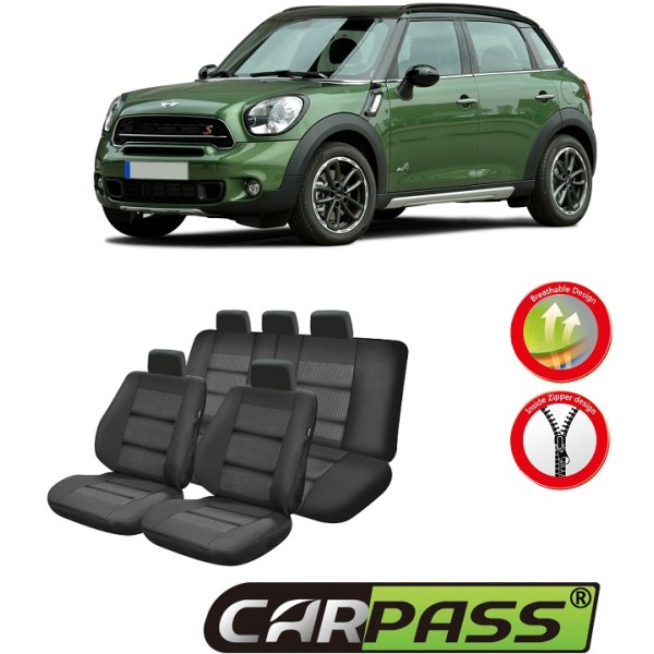 Huse Scaune Dedicate Mini CountryMan 2008-2017 Premium