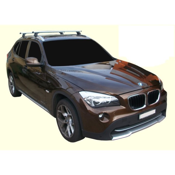 Bare portbagaj pentru Bmw X1 2009-2015 din aluminiu cu sistem antifurt si cheie