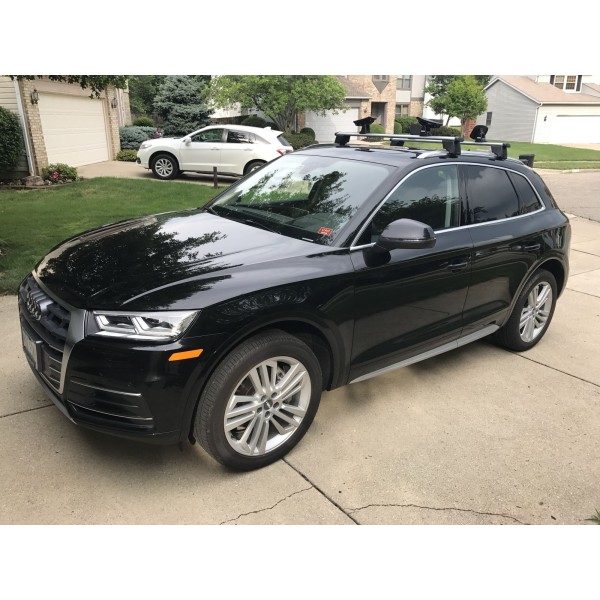 Bare portbagaj pentru Audi Q5/RSQ5 2008-2016 din aluminiu cu sistem antifurt si cheie.