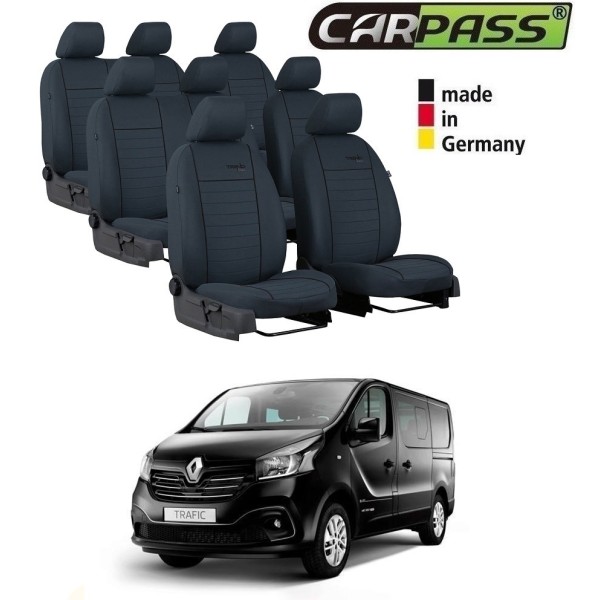Huse Scaune dedicate Renault Trafic  8 locuri 2015-2019