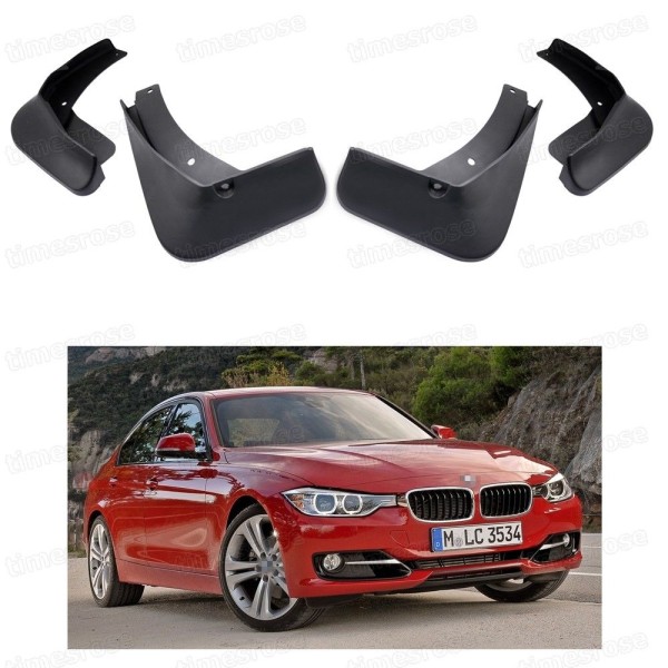 Set Aparatori Noroi Fata+Spate Bmw Seria 3 F30 Berlina 2012-2017 cu sistem de prindere