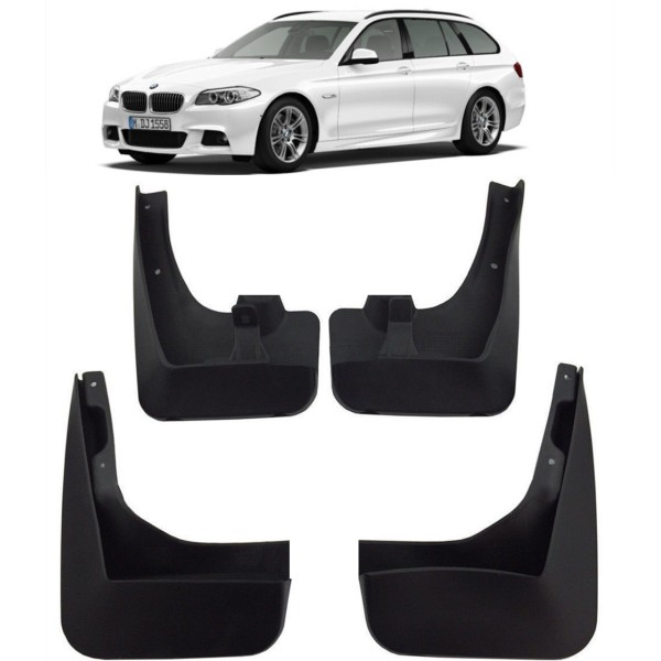 Set Aparatori Noroi  fata+spate Bmw  Seria 5 F11 Touring  2010-2016 cu sistem de prindere