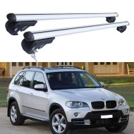 Bare portbagaj  aluminiu pentru Bmw X5 E70 2007-2013 cu sistem antifurt