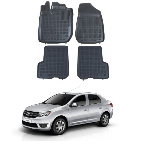 Set Covorase cauciuc Tavita Dacia Logan/Logan Mcv 2004-2015 (4 piese)