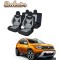 Huse Scaune Dedicate Dacia Duster 2018-2019 Premium Exclusive  cu insertii de piele si suport lombar