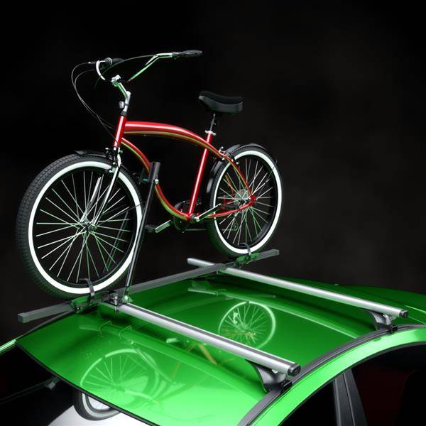 Suport Bicicleta Auto pentru bare portbagaj Transversale aluminiu sau otel (set pt 1 Bicicleta)