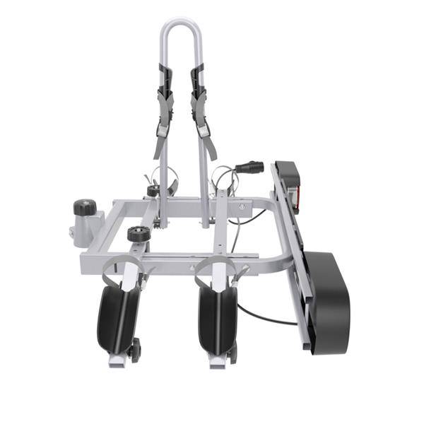 Suport 2 Biciclete prindere pe carligul de remorcare cu functia de pliere si basculare Tytan Plus Compact