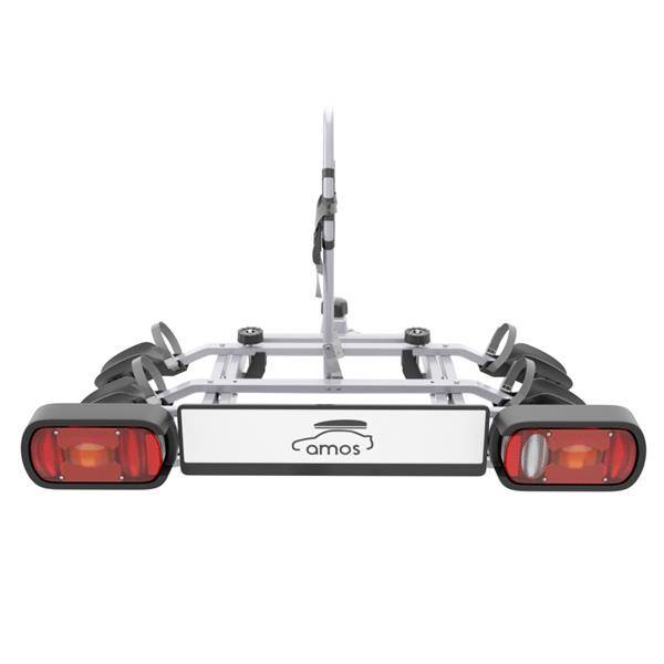 Suport 2 Biciclete prindere pe carligul de remorcare cu functia de pliere si basculare Tytan Plus Compact