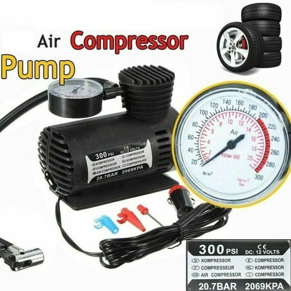 Compresor Auto 12 v Compact 100psi 7 BAR