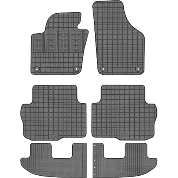 Set Covorase Auto 7 locuri Ford Transit Connect  2006-2021 din cauciuc premium Plus