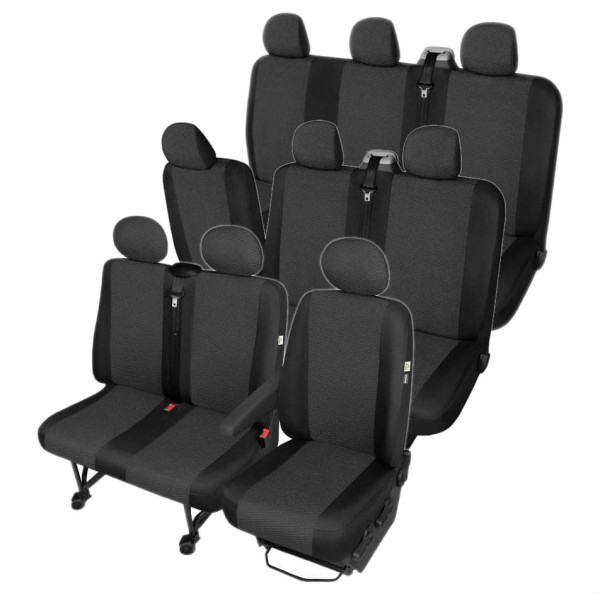 Huse Scaune 9 locuri Toyota Proace 2015-2022 din bumbac 8+1 locuri