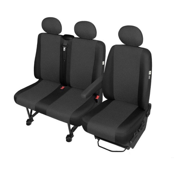 Huse Scaune Peugeot Boxer 7 locuri cabina dubla dokka 2005-2022 din bumbac gros