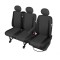 Huse Scaune Peugeot Boxer 7 locuri cabina dubla dokka 2005-2022 din bumbac gros