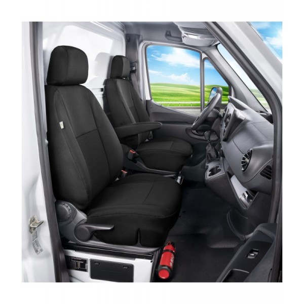 Huse Scaune 2 Locuri Vw Transporter T5/T6 din bumbac gros premium Huse Scaune 2 Locuri Vw Transporter T5/T6 din bumbac gros premium