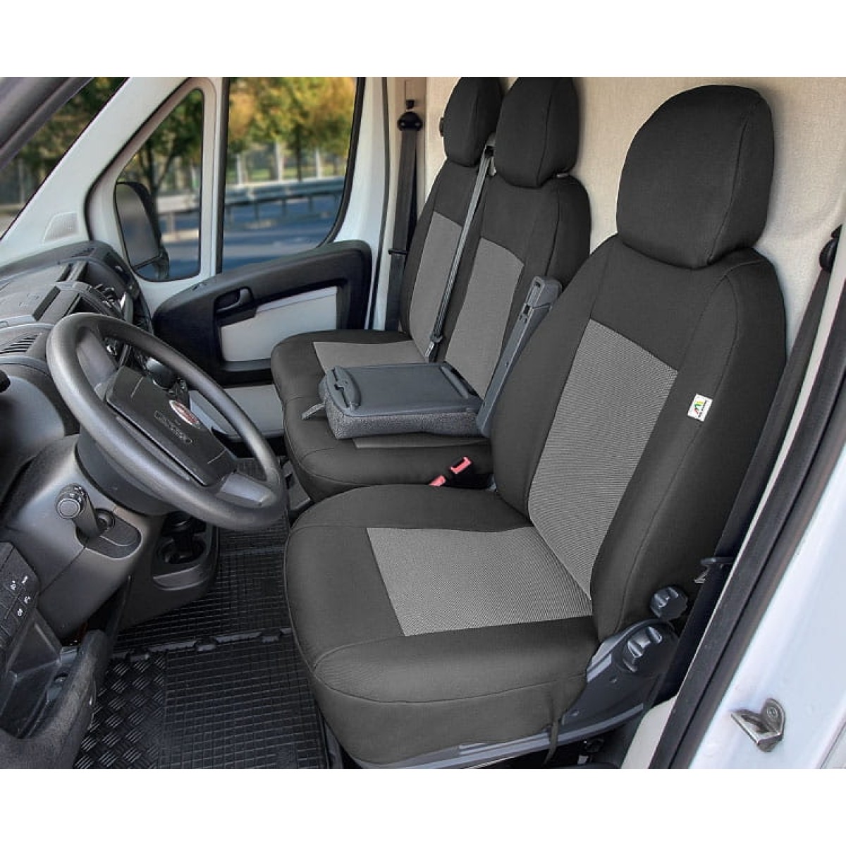 Housse De Volant Pour Peugeot Boxer 2006-2021 - Noire, Antidérapante, Respirante - Protection 4 Saisons - 2