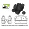 Huse Scaune Vw Golf 6  Vw golf 7 cu scaune R-line sau sport  din bumbac model dedicat
