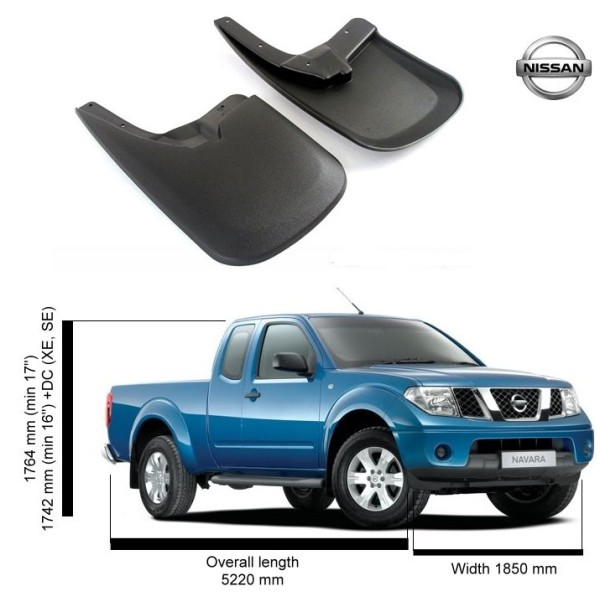 Set Aparatori Noroi Nissan Navara King Cab  2003-2015