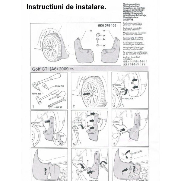 Set Aparatori Noroi Mini One 2003-2013 Set Aparatori Noroi Mini One 2003-2013