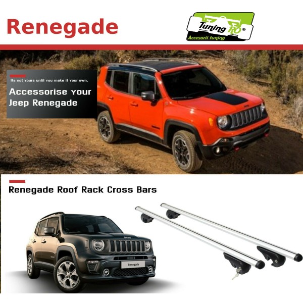 Bare Portbagaj Aero Jeep Renegade 2017 cu sistem antifurt