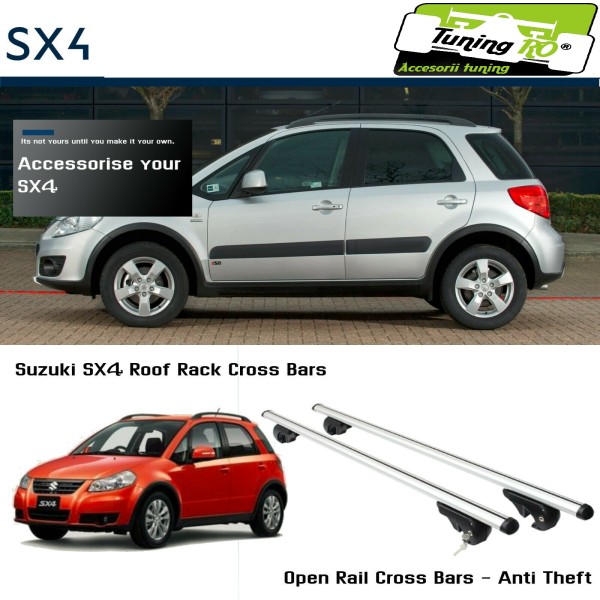 Bare Portbagaj Aero Suzuki SX4 dedicate cu sistem antifurt