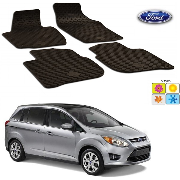 Set covorase auto Hitech din cauciuc Ford C-Max 2006-2014